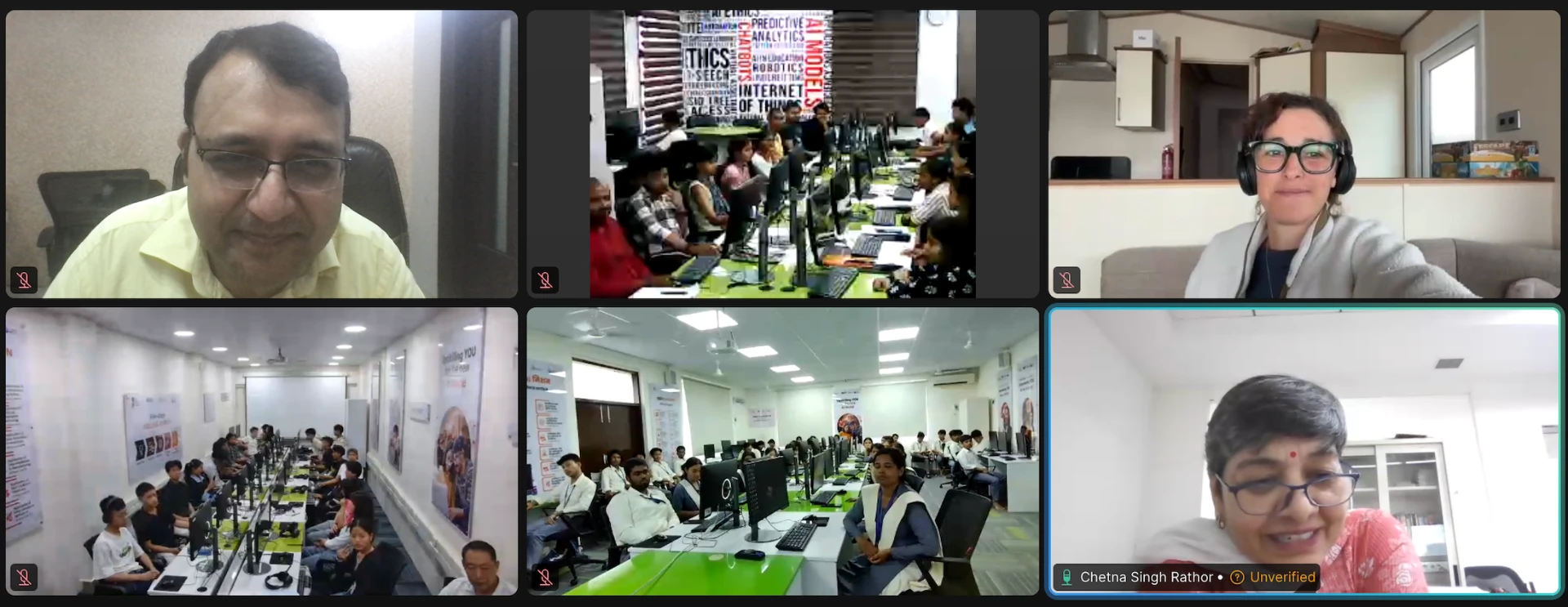 libp2p workshop session on secure communication channels with participants across NIELIT centers